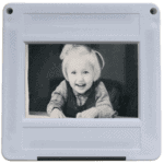 Diapositive petit format avec image enfant