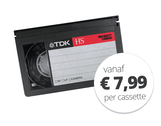 VHS-C digitaliseren bij MEDIAFIX