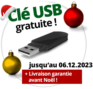 Clé USB offerte